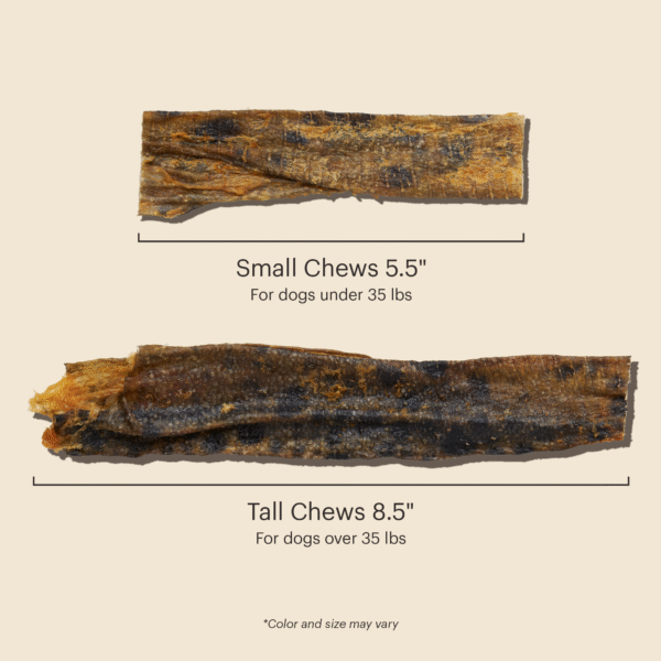 Ocean Chews Hearty Wolffish Skins Beams